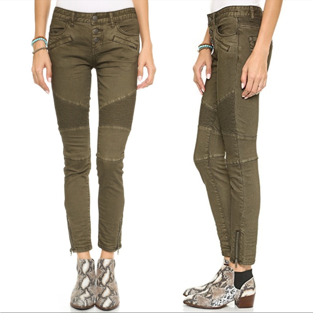 Free People Moto Skinny Jeans